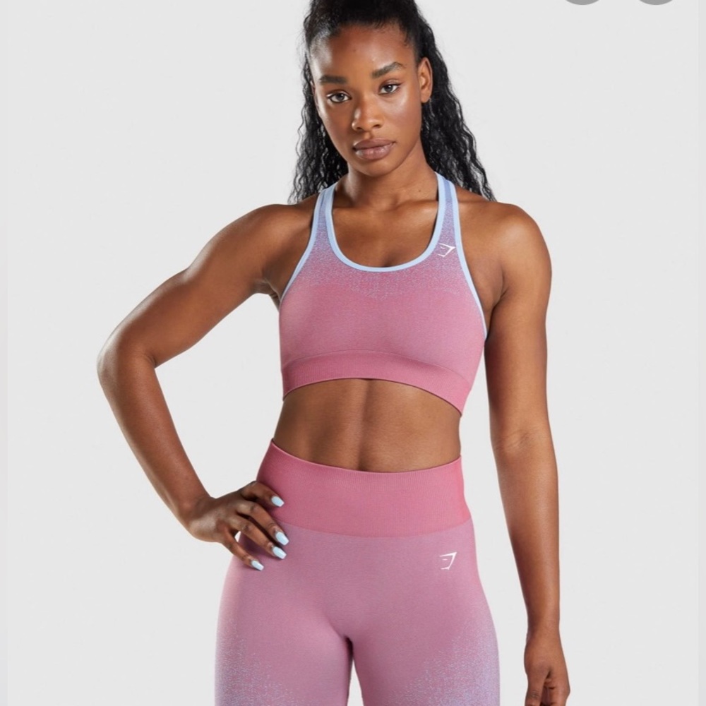 Gymshark Adapt Ombré Seamless Sports Bra- Size Medium